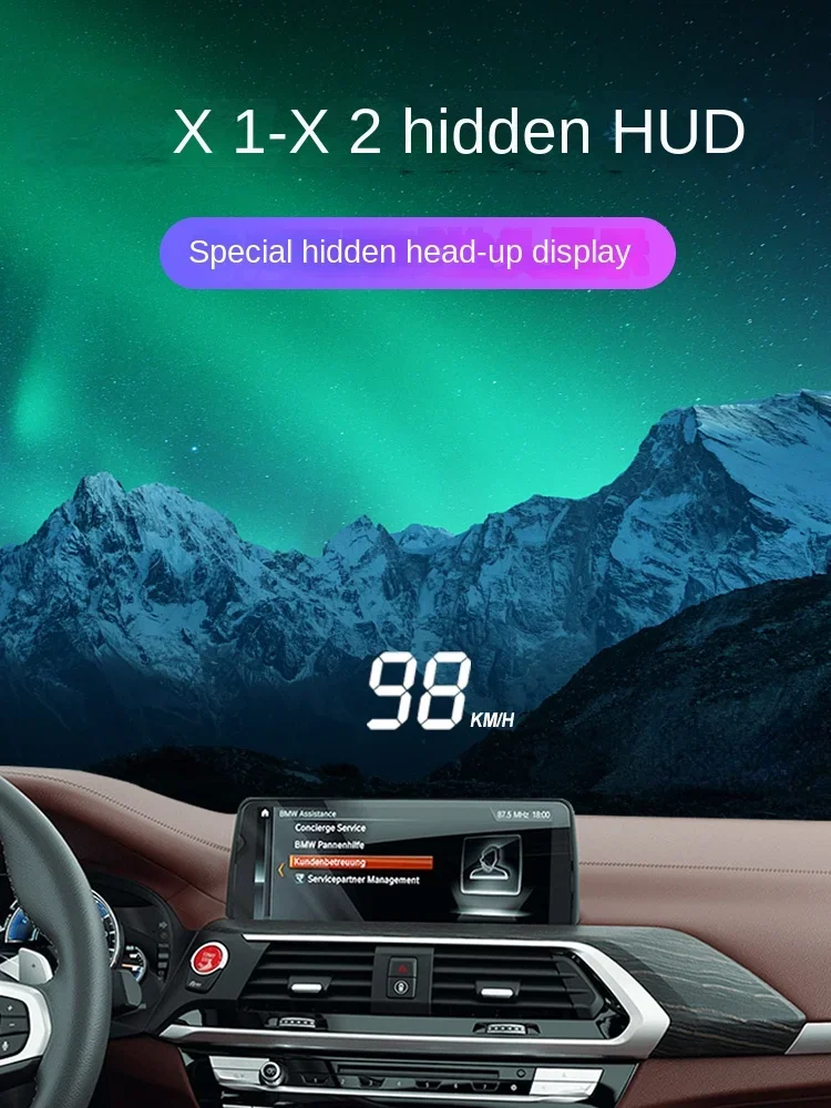 Hud Per Bmw X1-X2 Modificato Speciale Proiettore Di Velocità Con Display Nascosto