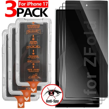 Pour Samsung Galaxy Z Fold 7 Protecteur d&rsquo;écran de confidentialité Facile à installer Verre trempé arrière anti-espion pour Samsung Z Fold7 5G