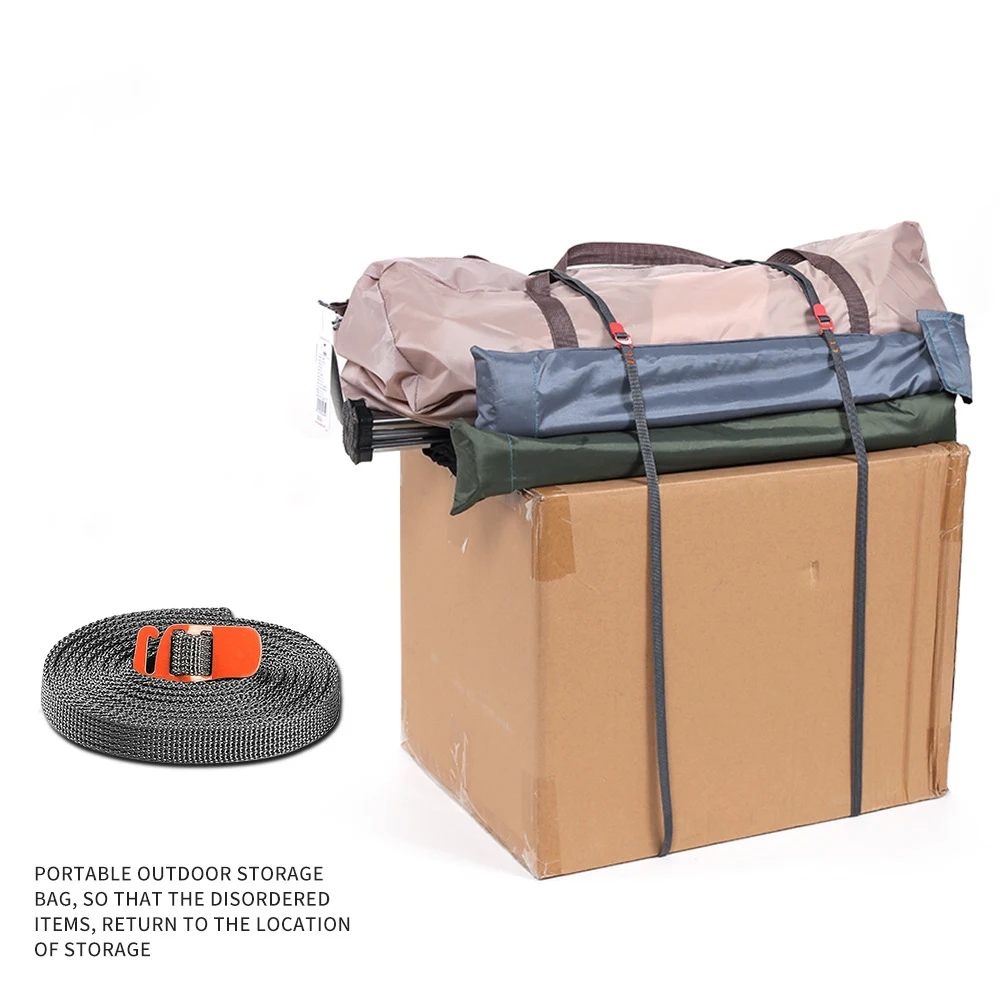 Luggage Strap EDC Camping Outdoor Travel Durable Quick Release with Stainless Steel Buckle Hook Release Type Gear