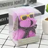 1Pc Cute Dog Cake Shape & Sun Glasses Superfine Fiber Towel, Mother's Day Children's Day Wedding Gifts, Friend Birthday Present 5