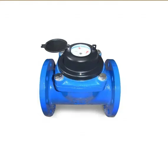 stainless steel cover big flow meter flange water meter