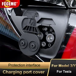 For Tesla Model Y charging port waterproof cover protective cover modely For Tesla Model 3 modified accessories