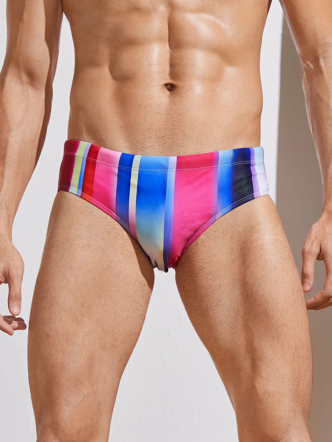 Men's Adult Triangle Racing Swimsuit Reduce Resistance men swimsuit