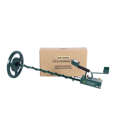 

Underground Metal Detector GS-6000 Gold Digger Treasure Hunter Depth Pinpointer Professional Gold Prospecting Mode LCD Display