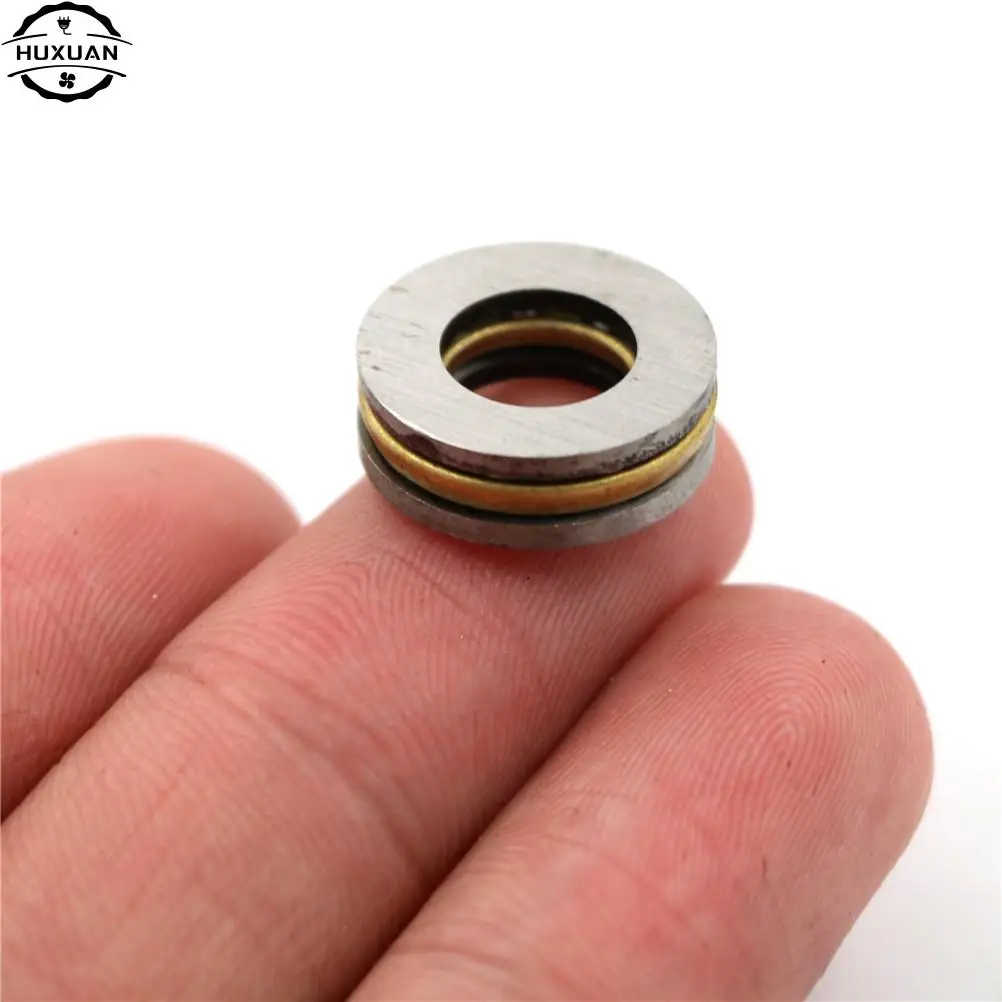 10pcs Pratical Miniature Thrust Bearings F8-16M Metal Axial Ball Bearing Set For Hardware Accessories 8x16x5mm