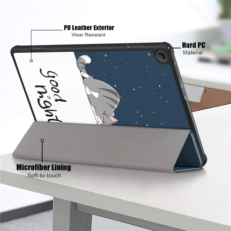 para Coque Lenovo Tab M10 3rd Gen Case 10 Polegada Tb328fu Tb328xu Bonito Pintura Inteligente Capa para Funda Lenovo Tab M10 Gen Case Crianças - Imagem 2