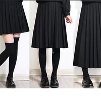 2023 Fashion New Pleated Skirts Women S-5XL Vintage Young basic Leisure Korean All-match Autumn High Waist Female Faldas College