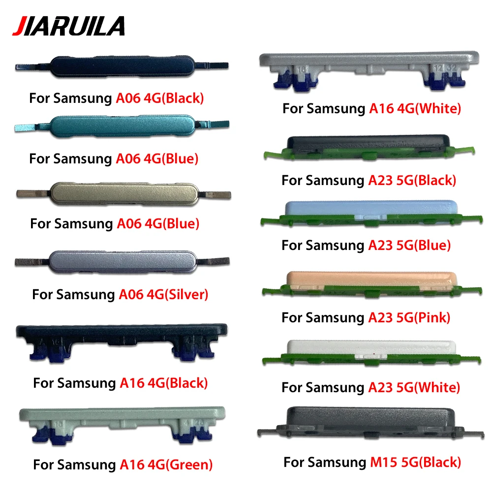 삼성 A06 A16 A26 A36 4G 5G 사이드 키 전원 및 볼륨 버튼 교체 부품 신제품