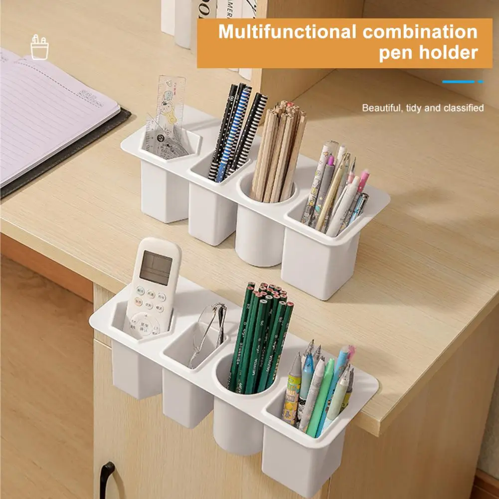 Minimalist Pencil Holder Extra Large Capacity Deskside Pen Holder Minimalist Multi-functional Office Supplies Storage Container