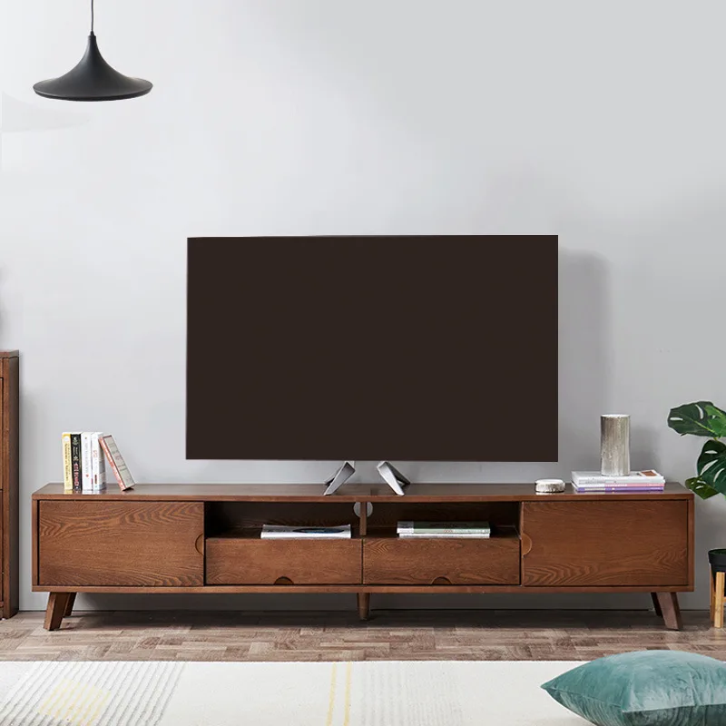 European Style Simple TV Dust Cover Cloth 55 Inch 65 Inch Wall-mounted LCD Monitor Cover Protective Ccover tv cover
