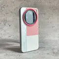 Pink and white