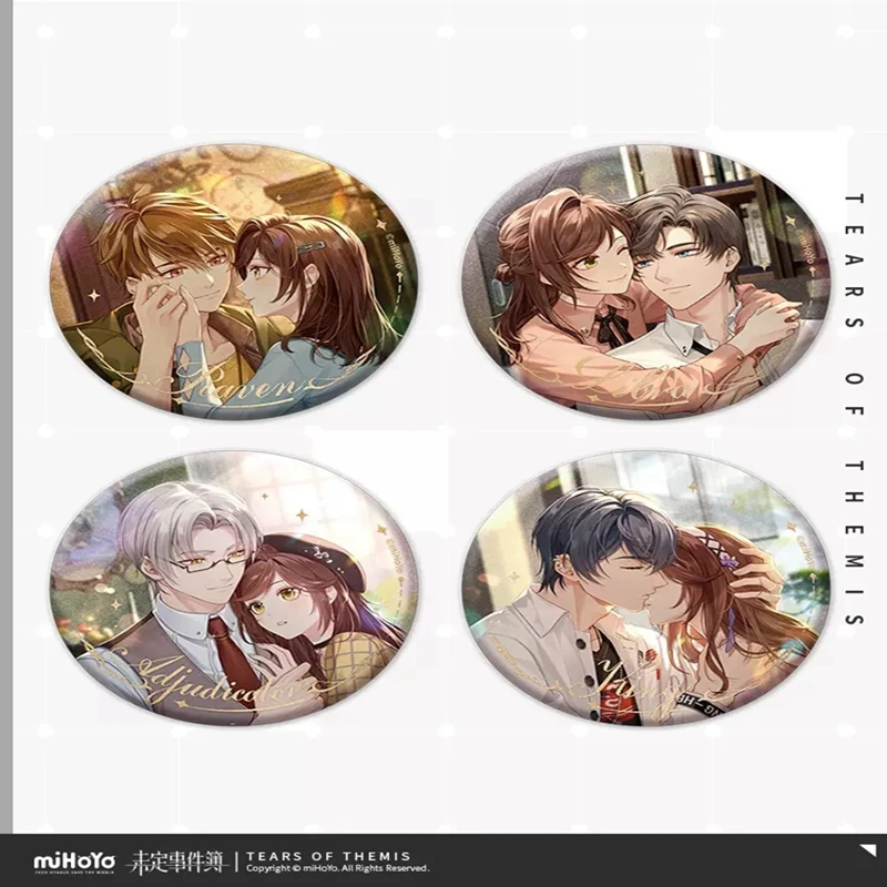 

Pre-sale miHoYo Game Tears of Themis Valentine's Day Second Set Tinplate Badge Anime Pendant Cosplay Fashion Accessories Gifts