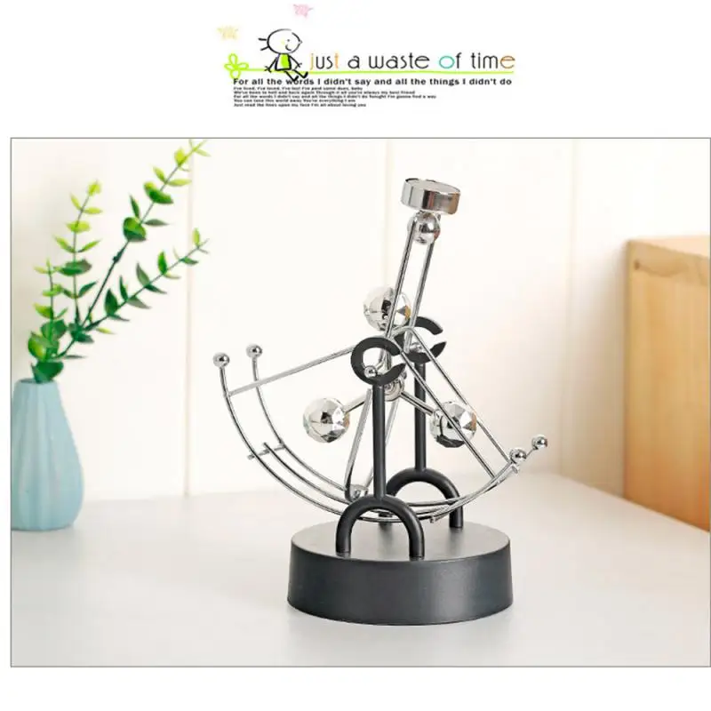Newton Cradle Balance Steel Balls Science Pendulum Desk Toy Metal