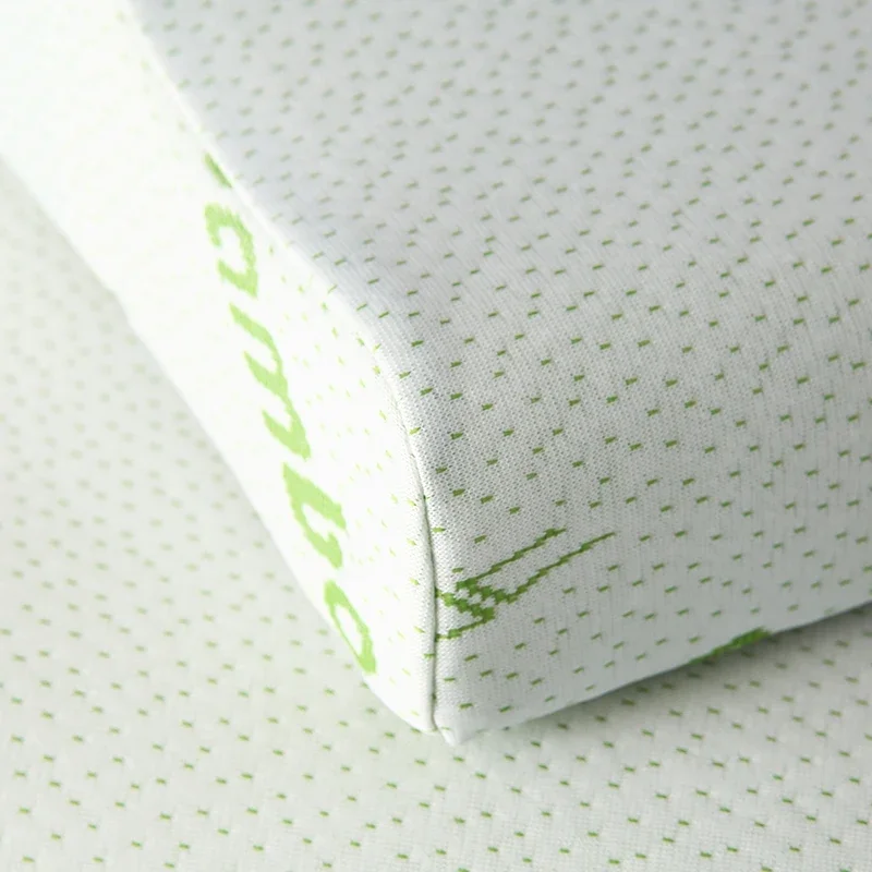 60X40/50x30CM Bamboo Fiber Pillow Slow Rebound Health Care Memory Foam Pillow Wave Pillow Orthopedic Pillows Support NeckRelief 5