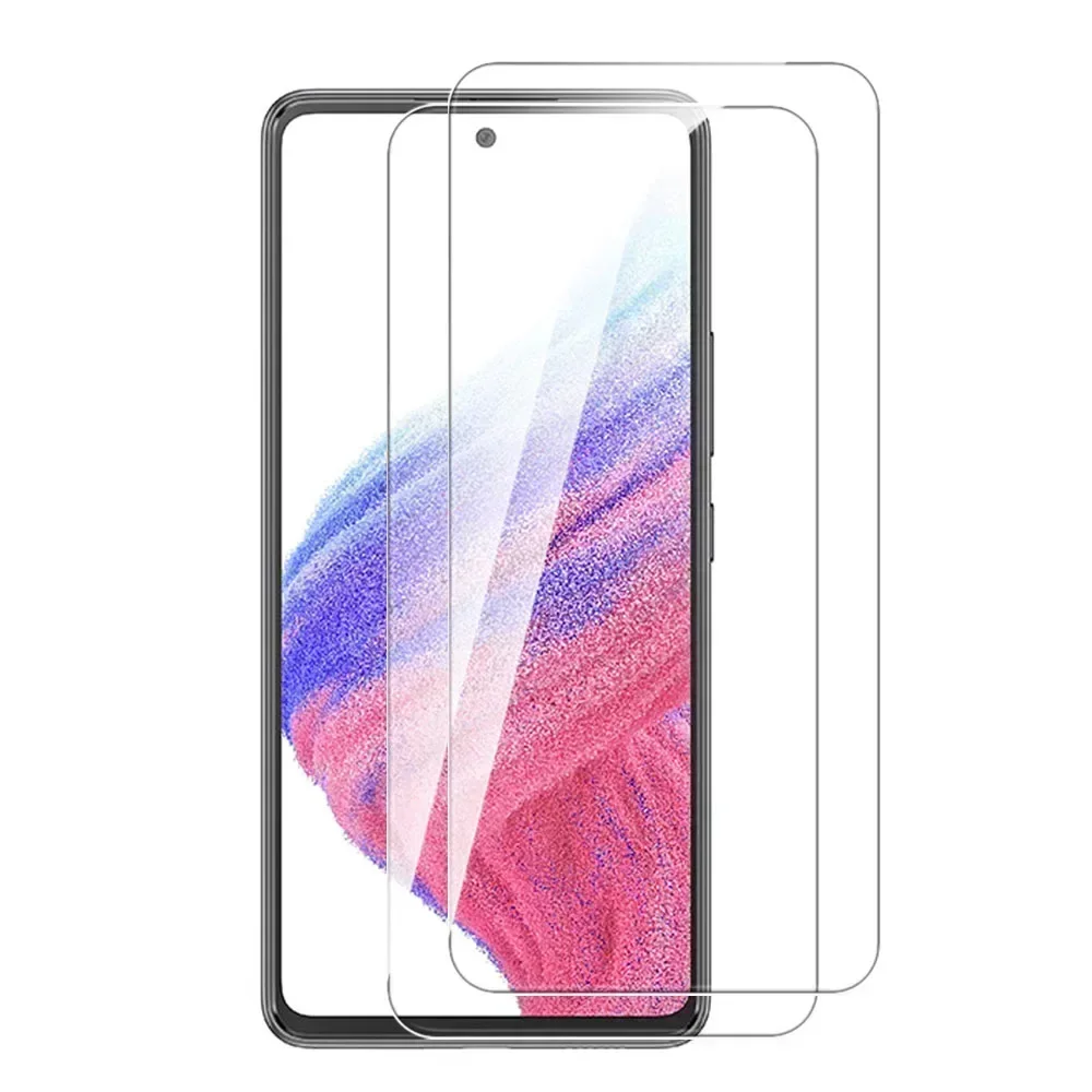 

Закаленное стекло для Samsung Galaxy A53 5G A13 4G A23 A33 A73 2022 A03 S A 13 23 33 53 73 03, 2 шт., защитная пленка для экрана