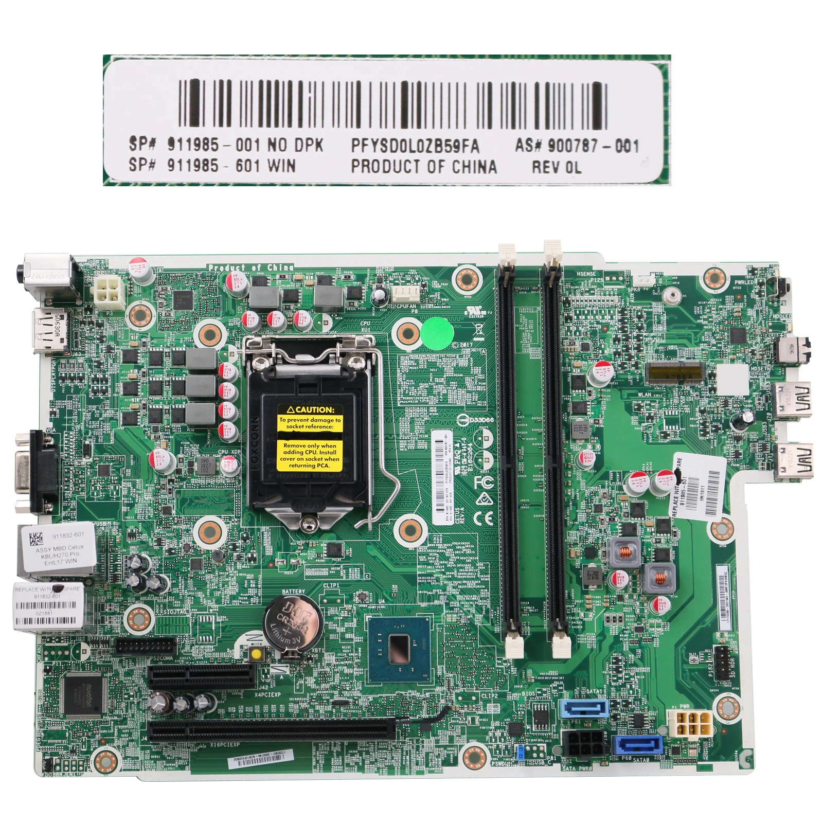911985-001 900787-001 Utilizzato Per La Scheda Madre Hp Prodesk 400 G4 Sff 911985-601 Lga1151 6Th 7Th Ddr4 Testato Al 100%