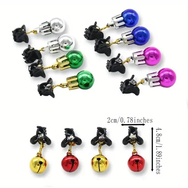 Santa Claus Jingle Ornament Set - Beard Decor 3