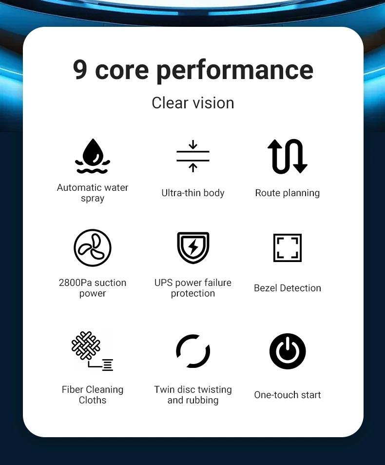 Description Picture 3 of itemDIVEDEER Window Cleaning Robot Large Suction Spray Electric Window Cleaning Robot Anti-fall Remote Control Vacuum Cleaner