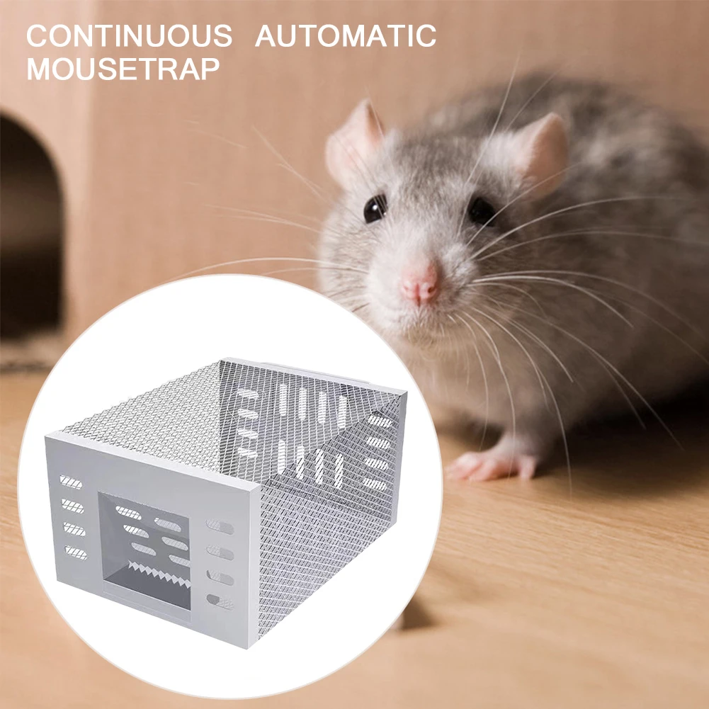 Домашняя непрерывная ловушка для мыши, большая емкость, ловушка для  контроля, клетка, высокоэффективный Отпугиватель вредителей, домашняя  Автоматическая ловушка для мыши | AliExpress