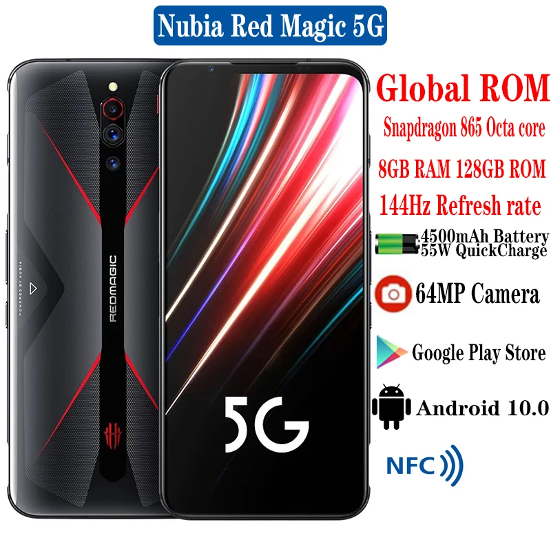 Nubia red magic 5g 8G-128G ゲーミングスマホ