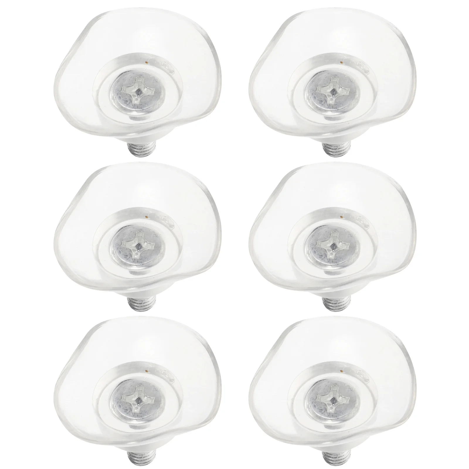 

Furniture Desk Glass PVC Transparent Anti-Collision Suction Cups Sucker Hanger Pads with Screws for Glass Table