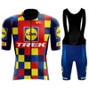 Maillot Cycling Man Mtb TREK Clothing Laser Cut Mountain Cycle Jersey Sports Set Professional Shirt Male Uniform Sportswear Bib 2