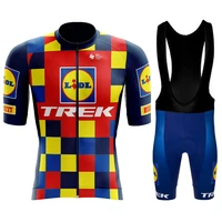 Maillot Cycling Man Mtb TREK Clothing Laser Cut Mountain Cycle Jersey Sports Set Professional Shirt Male Uniform Sportswear Bib 2