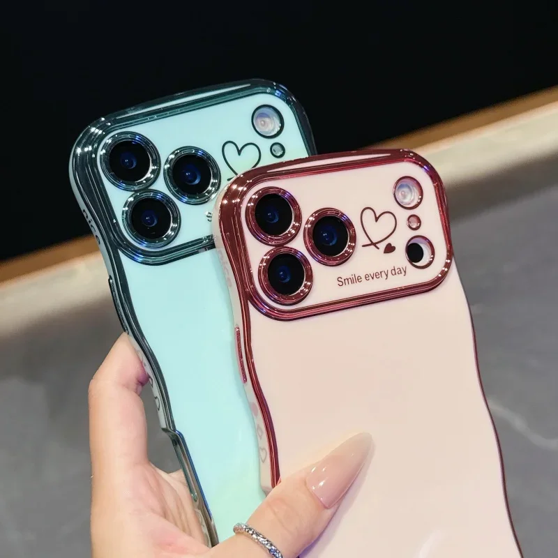 Electroplated Love Heart Case 6