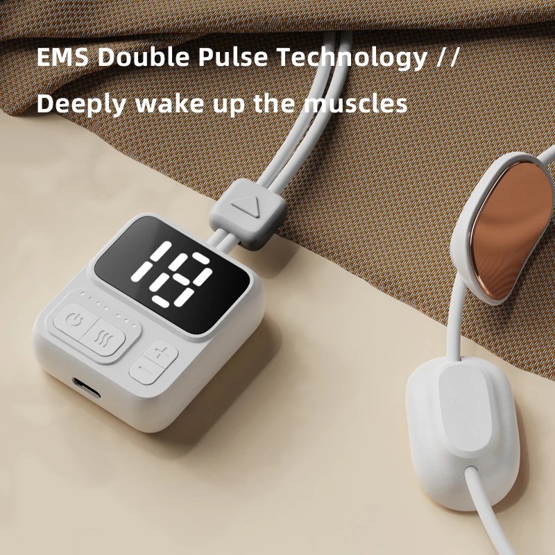 Neck Massager Necklace Pulse Hot Compress Massager Relieve Pain Intelligent Pendant