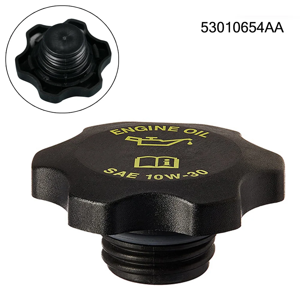 Engine Oil Filter Cap Plastic 19942006 1pcs 4.0L 53010654AA Black For
