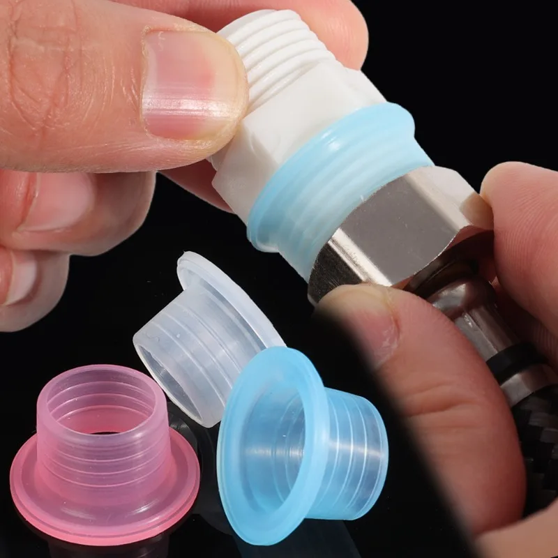 S5cc576f9330f4c61aad73ab071291a41l 60/10PCS Faucet Leak-proof Sealing Gasket Rubber Pipe Hose Sealing Washer Silicone Gasket Seal for Plumbing Plug Prevent Leakage Mallzona