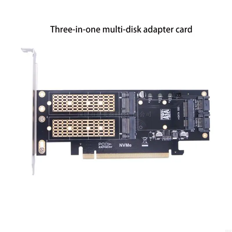 B0KF PCI-E Adapter Card for M.2 NVMe for M.2 NVMe to PCI-E 4X Three-In-One Expansion
