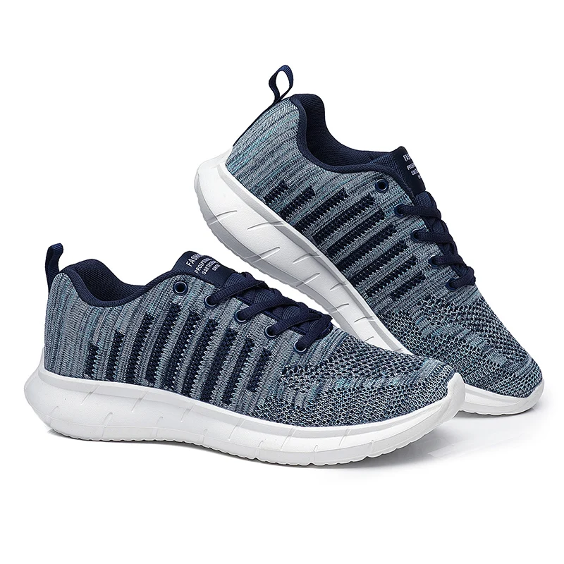 Duży rozmiar Letnie modne męskie damskie oddychające latające tkane bieganie lekkie buty Fiess_voghion.com
