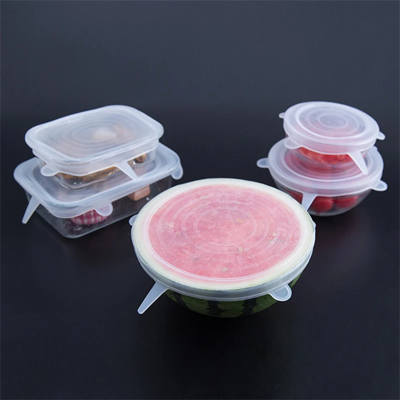 Description Picture 3 of itemSilicone Cover Stretch Lids Reusable Durable For Fresh Food Leftovers Keep Food Fresh Washable Cookware Bowl Microwave Cover