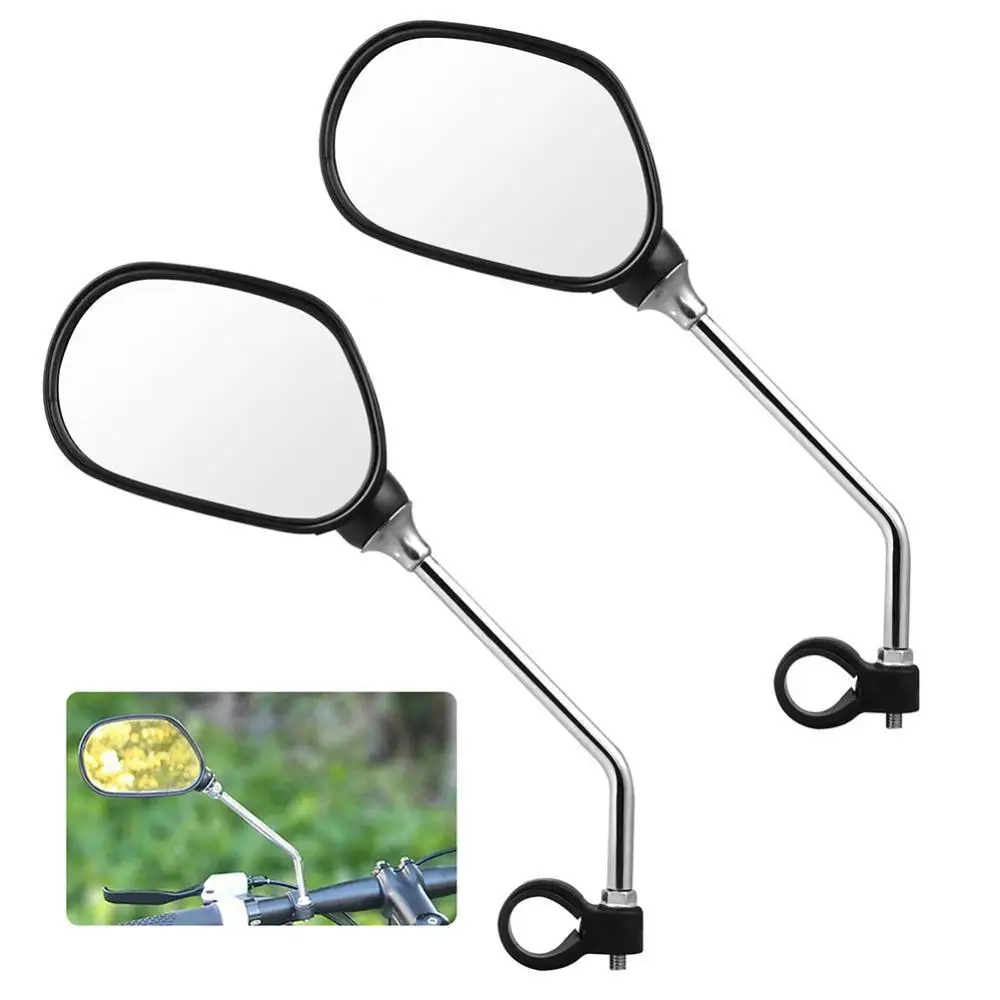 2pcsUniversalBikeMirrorsAdjustableBicycleRearviewMirrorMTBRoad