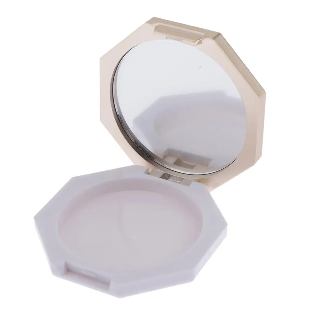 

Empty Luxury Reusable Cosmetic Loose Case Container & Mirror for DIY