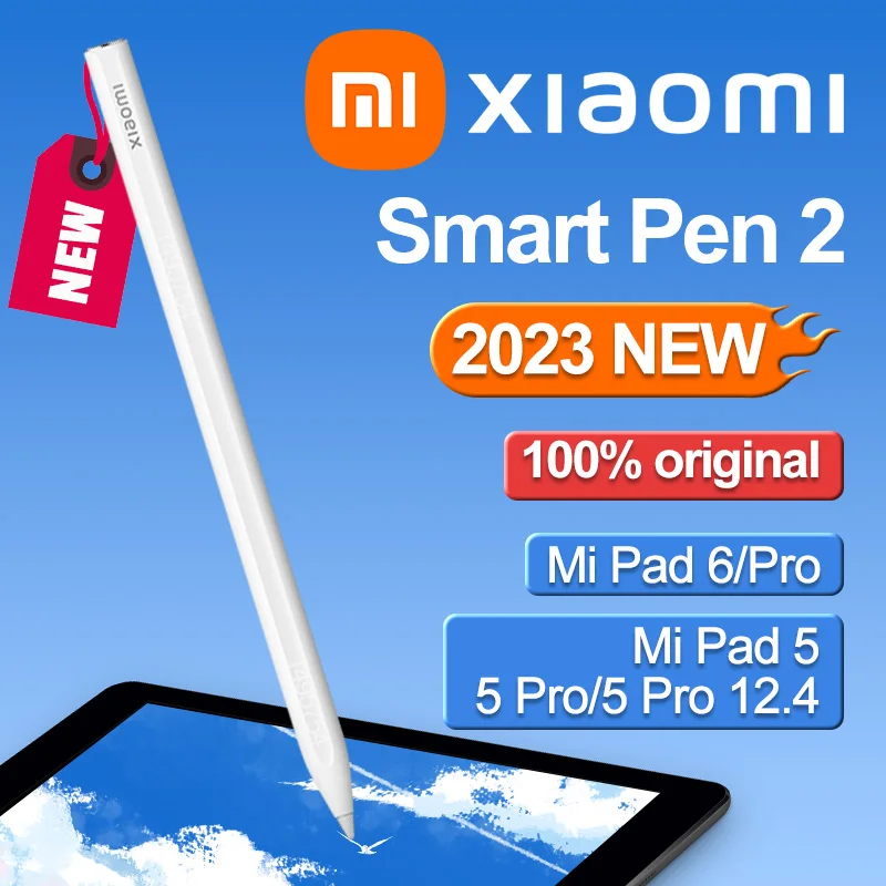 Xiaomi Stylus Pen 2 For Xiaomi Pad 6 Tablet Xiaomi Smart Pen Sampling Rate  Magnetic Pen 18min Fully Charged For Mi Pad 5 Pro