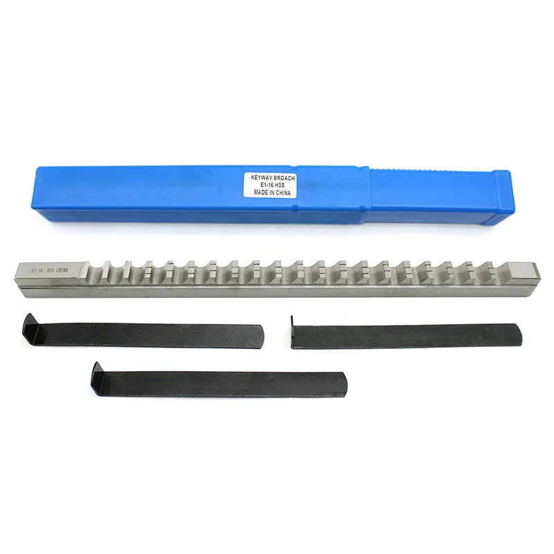 

Push-Type Keyway Broach 16mm E Metric Size Broaches Broaching Tools for CNC Router Tool for CNC Router Metalworking