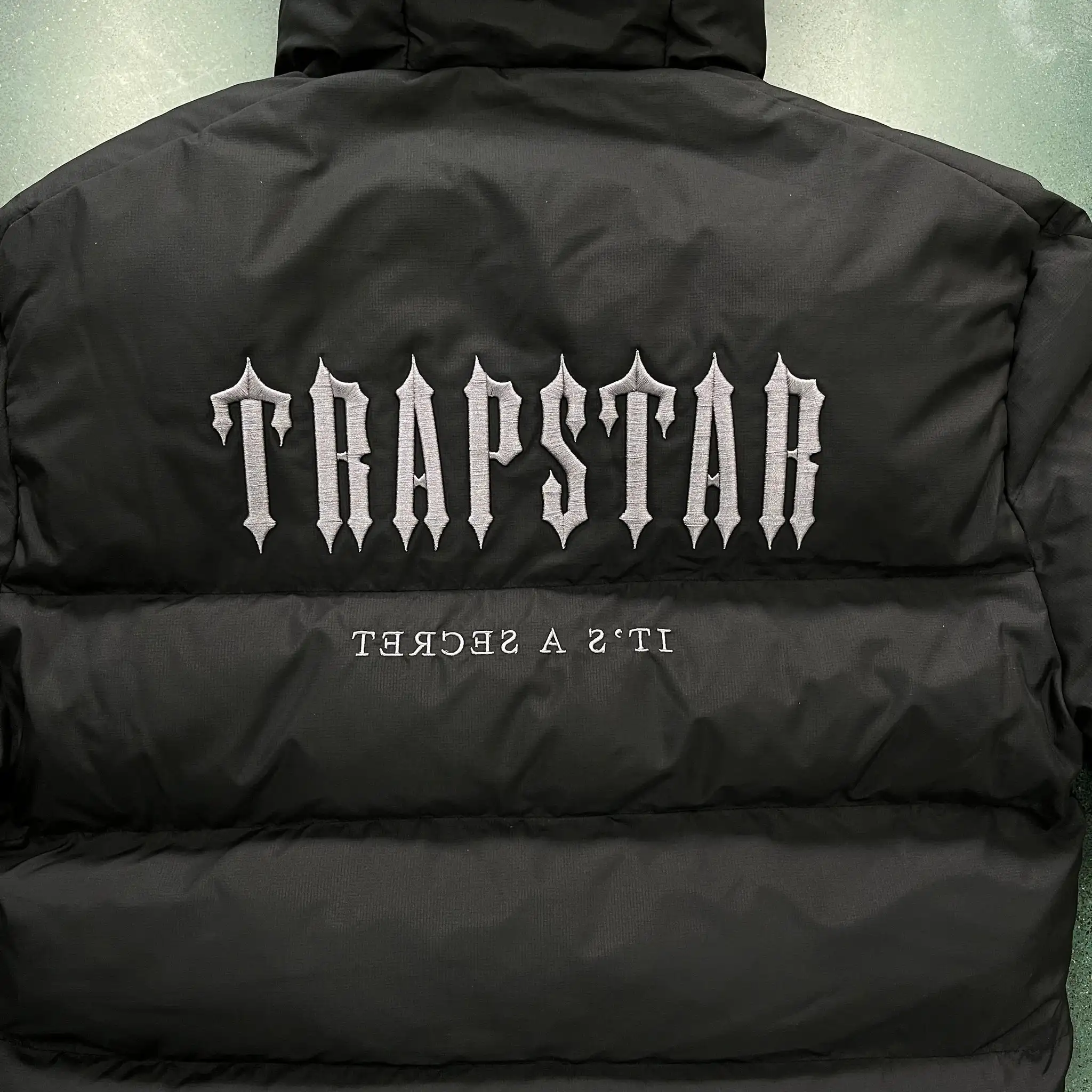 High Quality Custom Factory Trapstar Embroidery Jacket Heat Reactive Mens  Winter Puff Down Coat - Buy Puffer Jack…