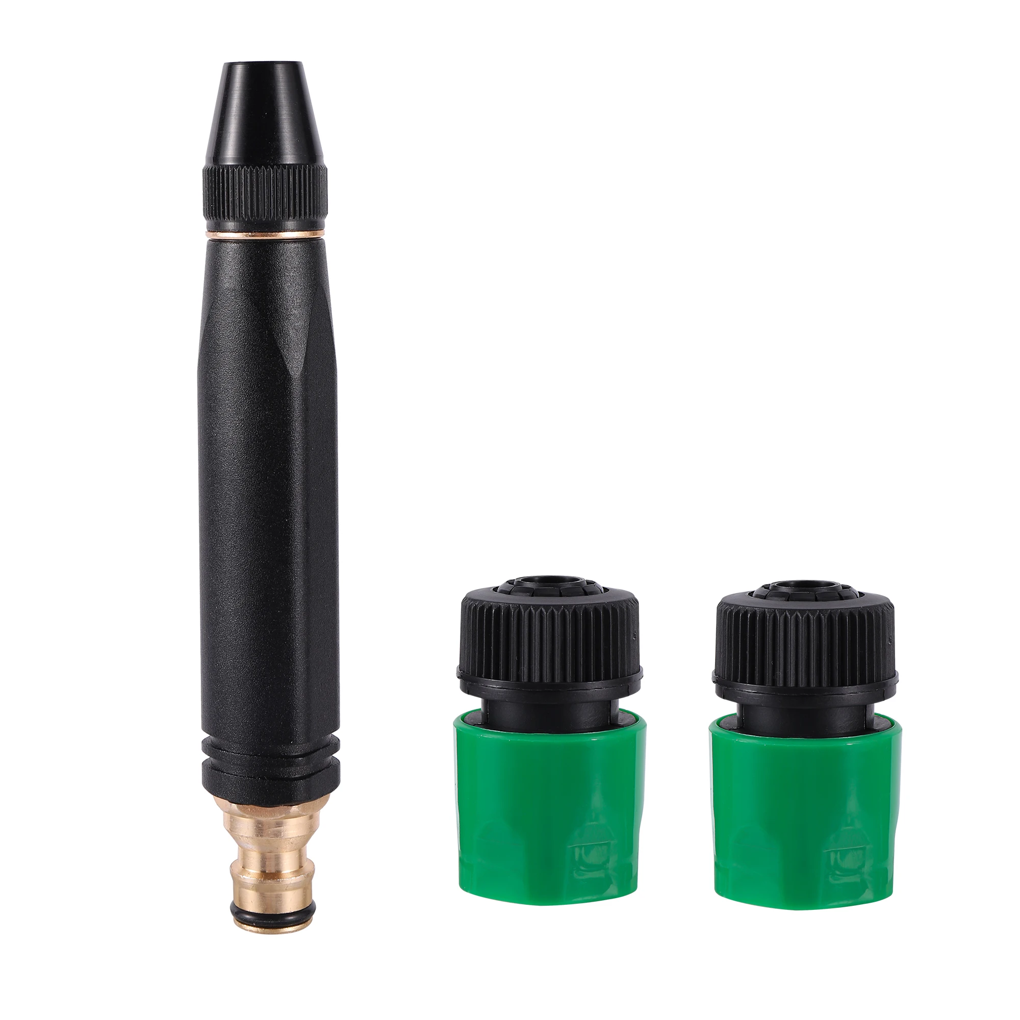 휴대용 고압 물총, 빠른 커넥터 포함, 청소 자동차 정원 스프링클러 노즐, 가정용 호스 