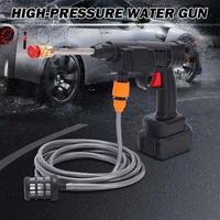 High Pressure Portable Car Washer 200W 12V-21V Garden Watering Gun Wireless Removable Accessories for Car Home Cleaning 2