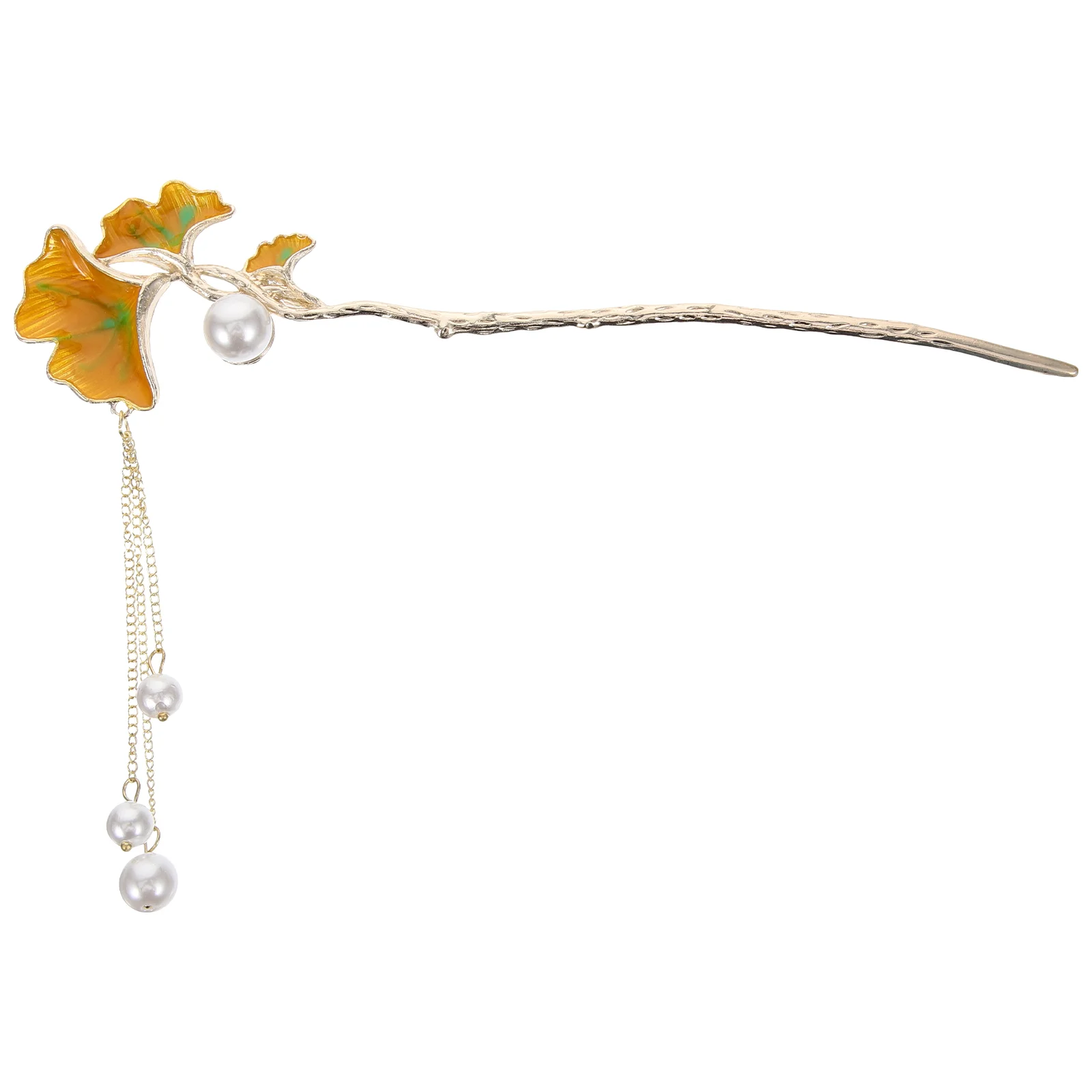 

Chinese Traditional Hair Sticks Long Pin Accessories Bun Holder Alloy Hanfu Japanese Women's Clip
