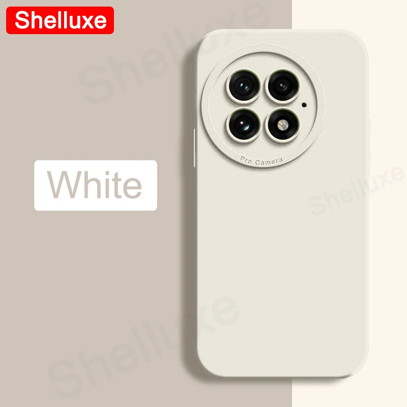 Luxurious Square Liquid Silicone Soft Cover - Silky-Feel Phone Case