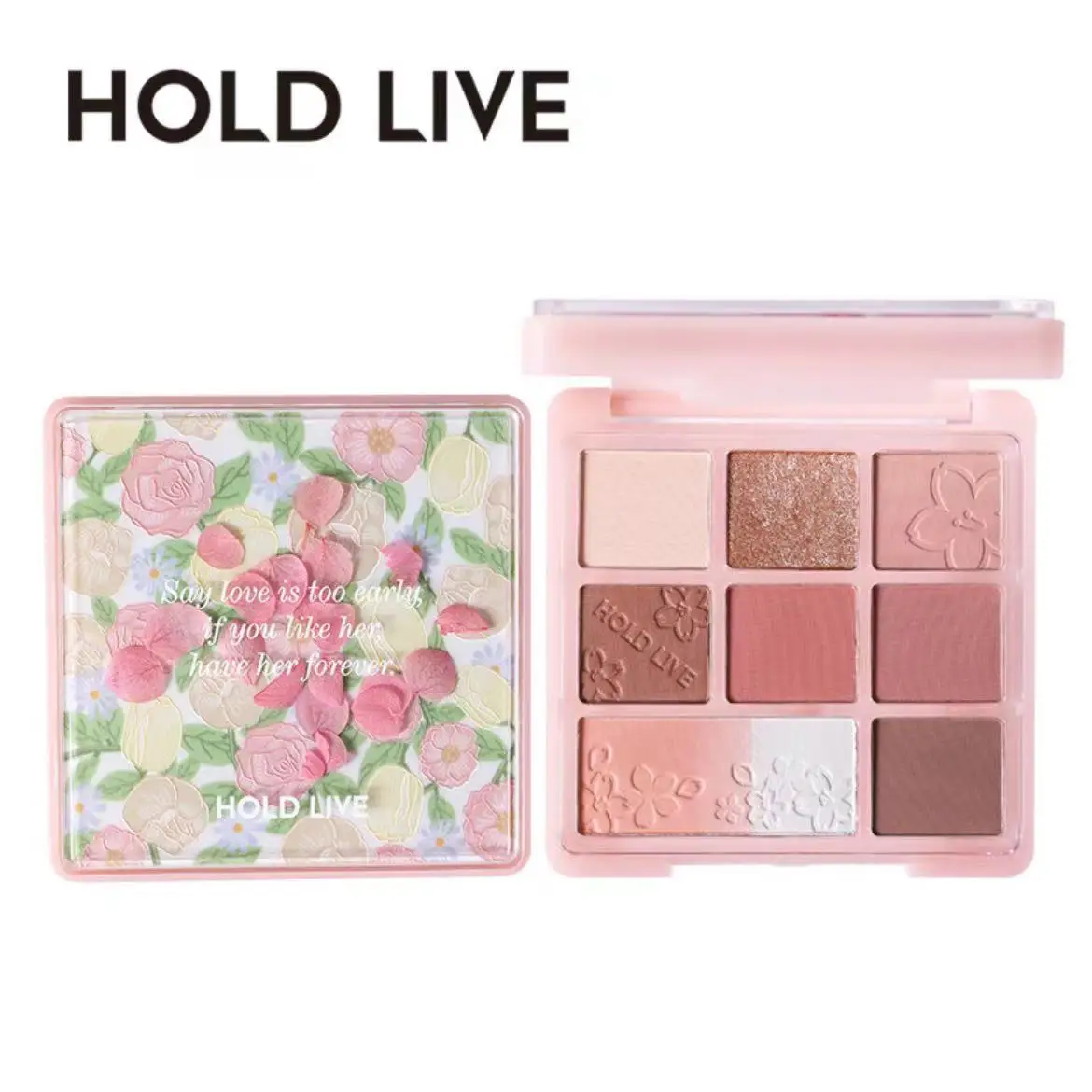 

HOLD LIVE Paris Garden Eyeshadow Palette Rose Story Series Romantic Flower New Eye Makeup