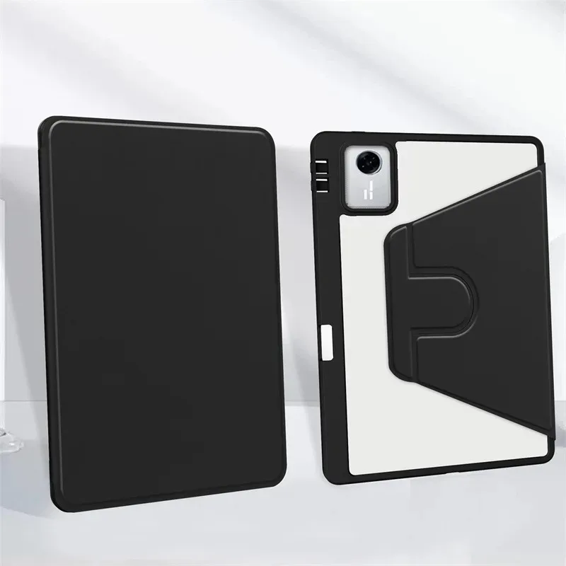 Rotating Acrylic Tablet Case with Pencil Slot - Durable Protection for Lenovo Xiaoxin Pad 11