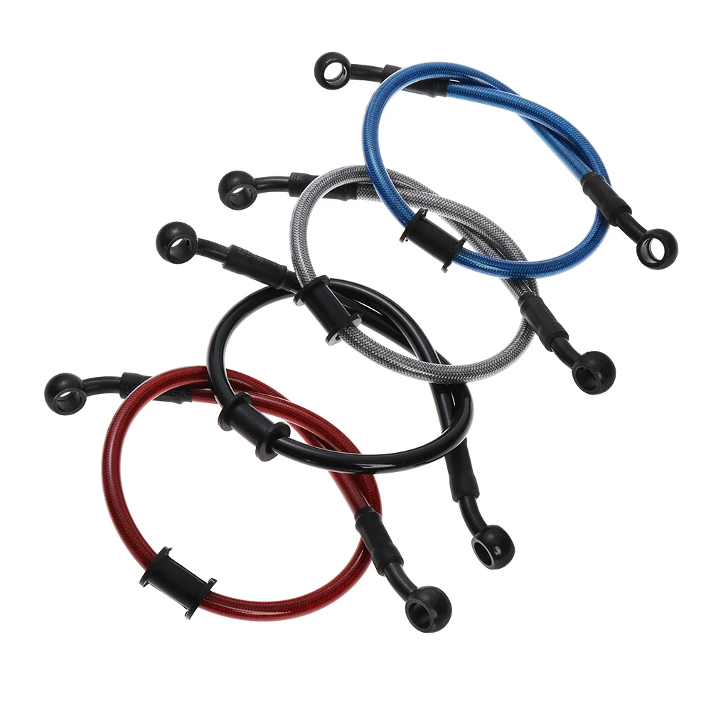 Kit Tubo Freno Moto AN3 130cm - Raccordi 28° E 90° In Alluminio E Silicone | Per Freni Idraulici Moto E ATV - Foto 9