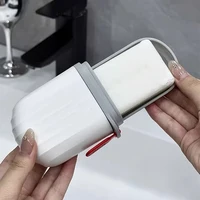 Plastic Portable Soap Dish Waterproof Case Container Cute For Outdoor Sealing Storage Box Travel Organizer Bathroom Supplies 1