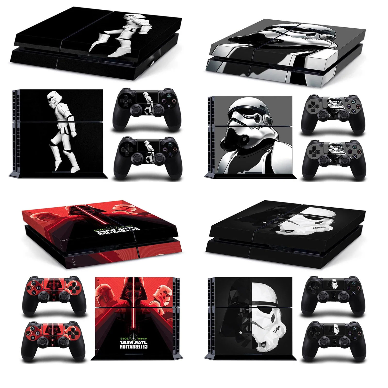 

Защитная Наклейка для консоли PlayStation 4 и контроллера 2 шт.
