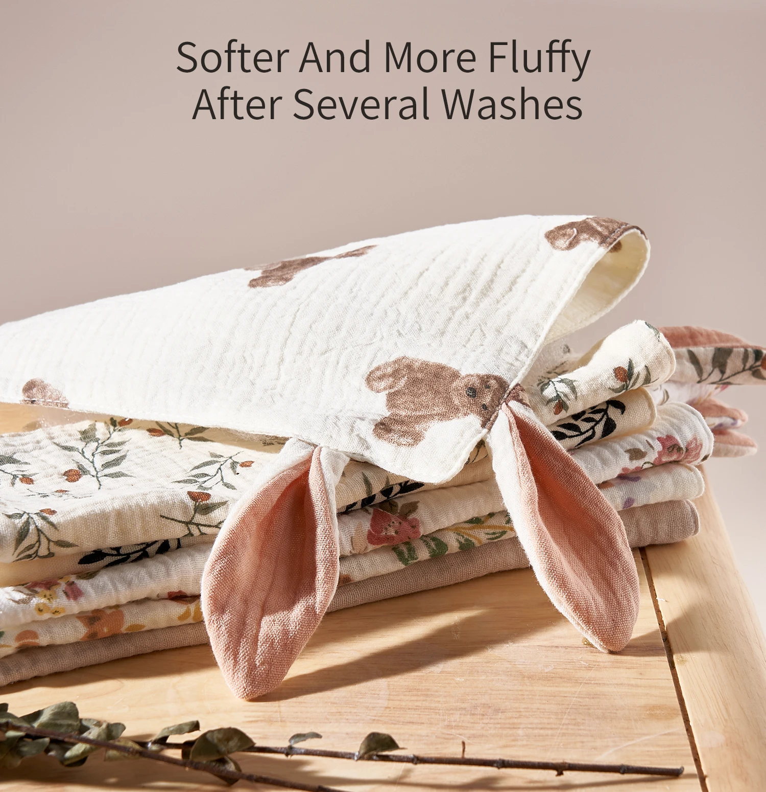Baby comforter blanket New Baby Cotton Muslin Comforter Blanket Newborn Sleeping Dolls Print Kids Sleep Toy Soothe Appease Towel Bibs Saliva Towel