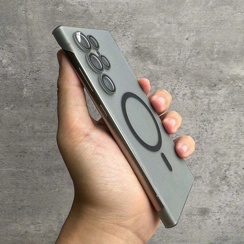 Frameless Ultra Thin Slim Matte Magsafe Case